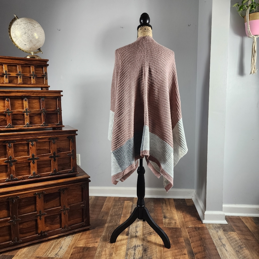 Vince Camuto Open-Front Mauve Sweater Wrap One Si… - image 4